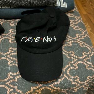 Black, Friends Logo Cap